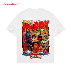 Jeff Hardy WWE Skyline Cartoon Art Tee gallery image 3