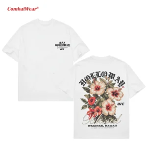 Max Holloway Blessed Hawaii Hibicus Heavy Cotton Double Sides T-Shirt gallery image 3
