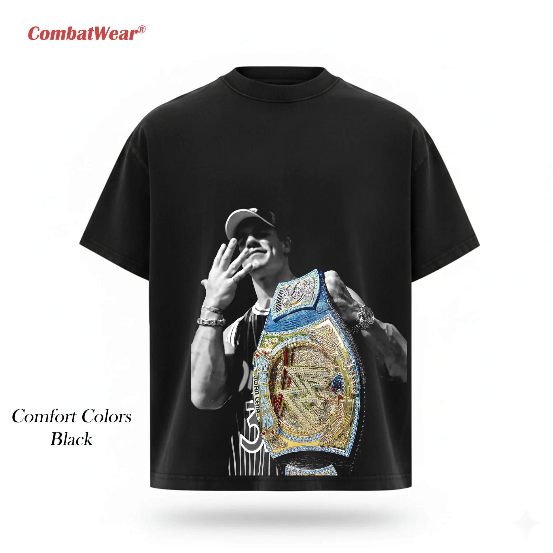 Comfort Colors John Cena "spinner Belt Senior Rapper" Tee gallery image 3