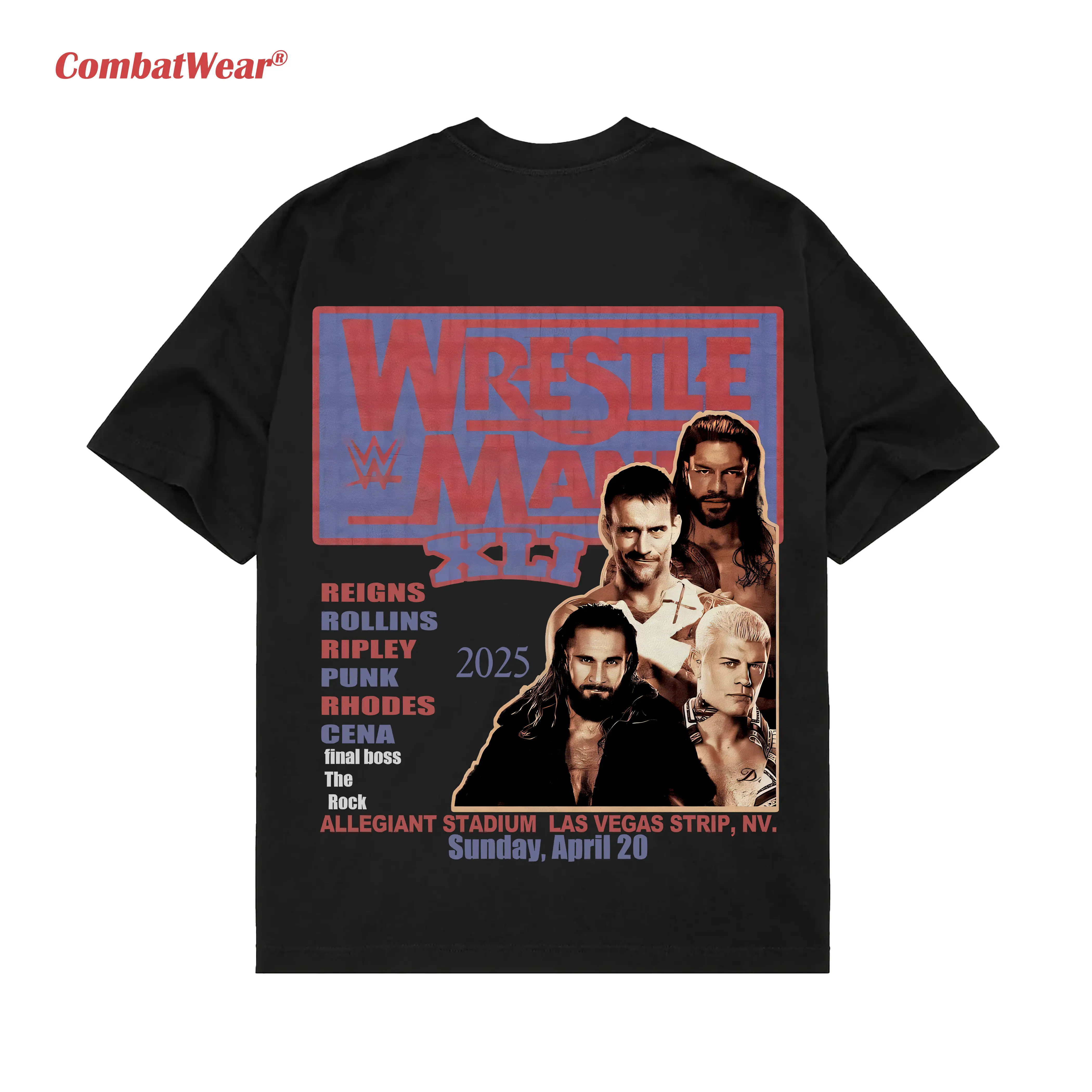 Wrestlemania 25 Tee gallery image 3