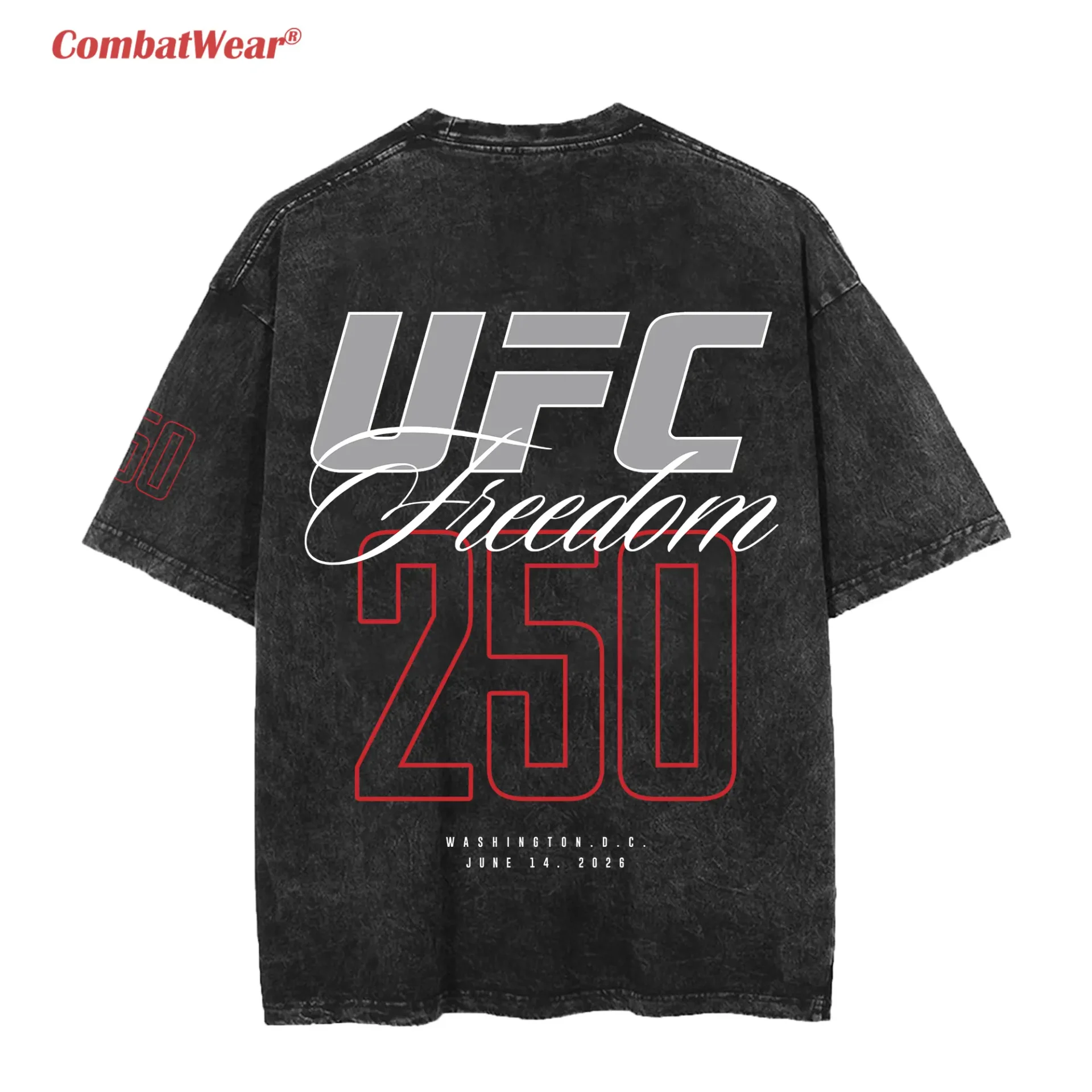 Men's UFC Freedom 250 Washed T-Shirt gallery image 3
