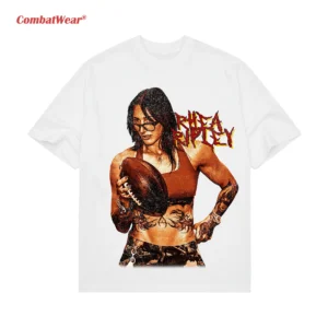 Rhea Ripley Heavy Cotton WWE T-Shirt For Wrestling Fan Apparel Rhea Ripley Fans Tee Wrestling Fan Gift gallery image 3
