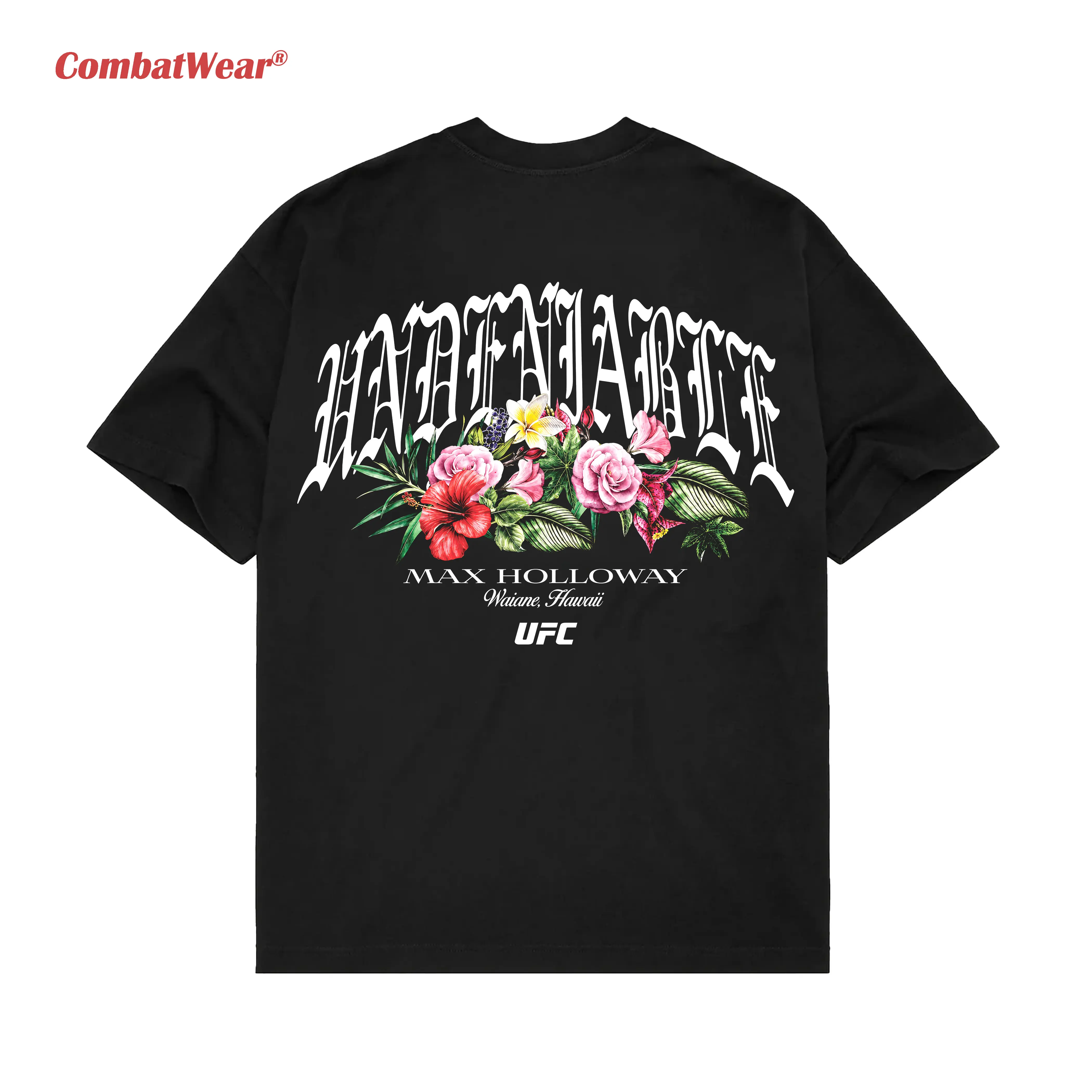 Men's UFC 329 Black Max Holloway Undeniable T-Shirt gallery image 4