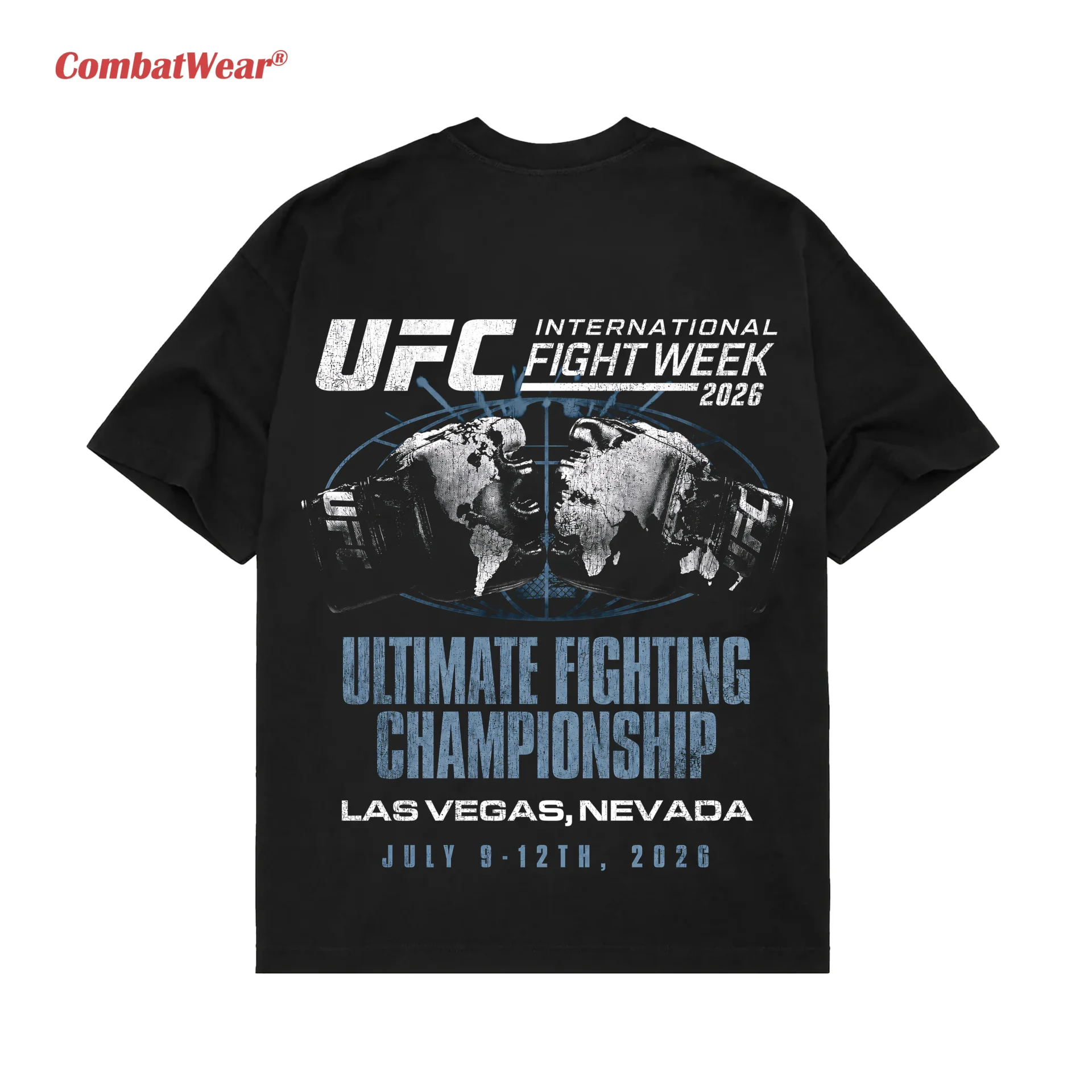 2026 UFC International Fight Week Touch Gloves T-Shirt gallery image 4