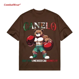 Nice Canelo Bear Que Viva Mexico Cabrones Tee gallery image 4