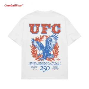 Men's White UFC Freedom 250 Kotinos T-Shirt gallery image 4