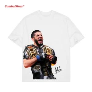 Islam Makhachev Double Champ High Quality Tee gallery image 4