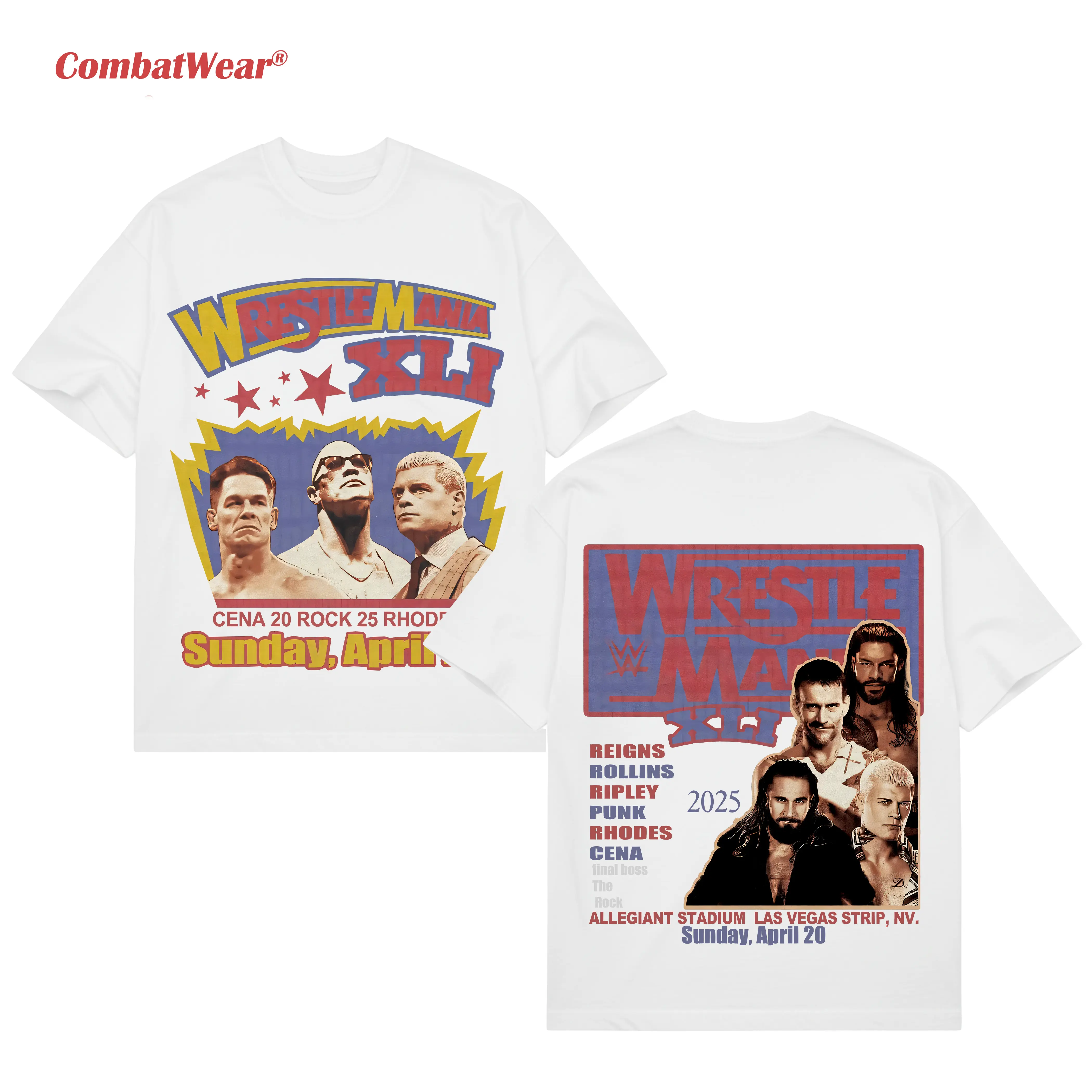 Wrestlemania 25 Tee gallery image 4