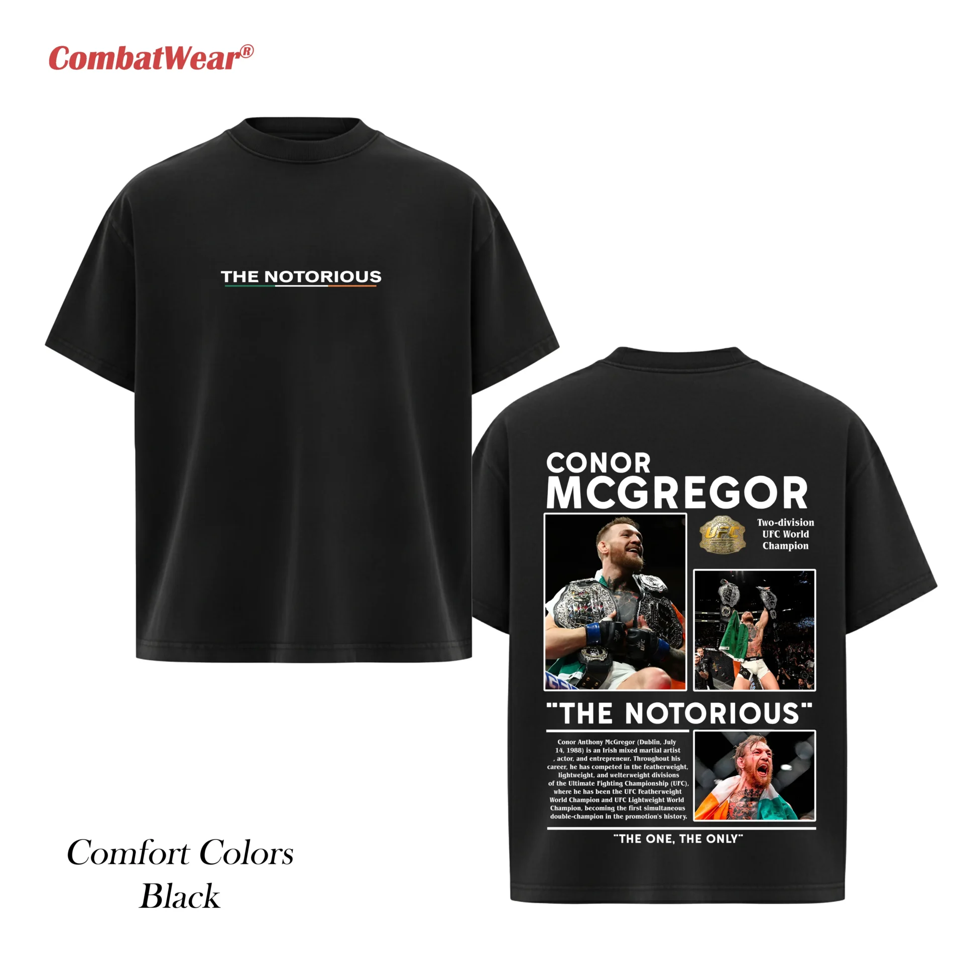 Double World Champion Conor McGregor T-Shirt gallery image 5