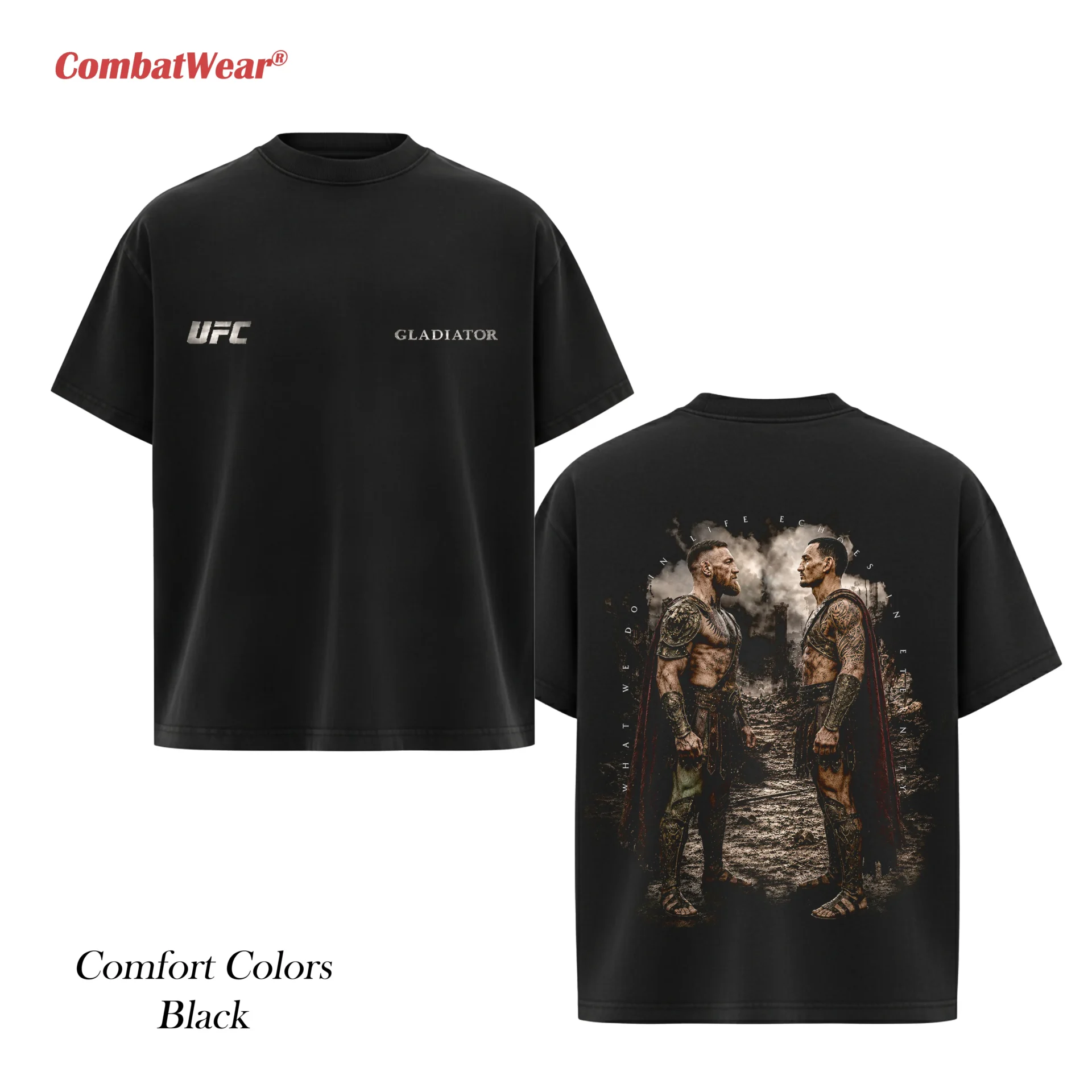 Men's Black UFC 329 X Gladiator Eternity T-Shirt gallery image 5