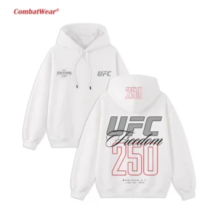 White UFC Freedom 250 T-Shirt gallery image 5