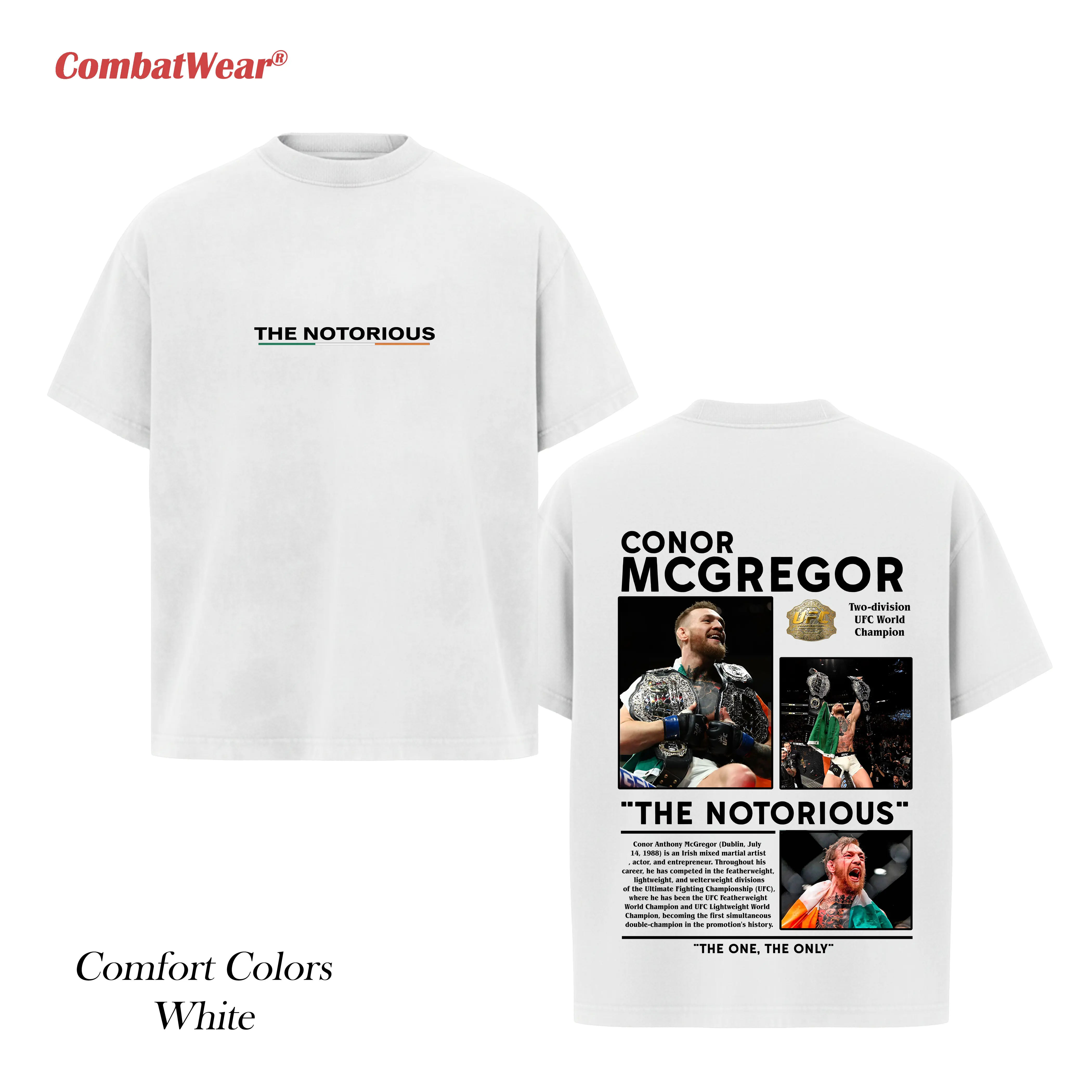 Double World Champion Conor McGregor T-Shirt gallery image 6