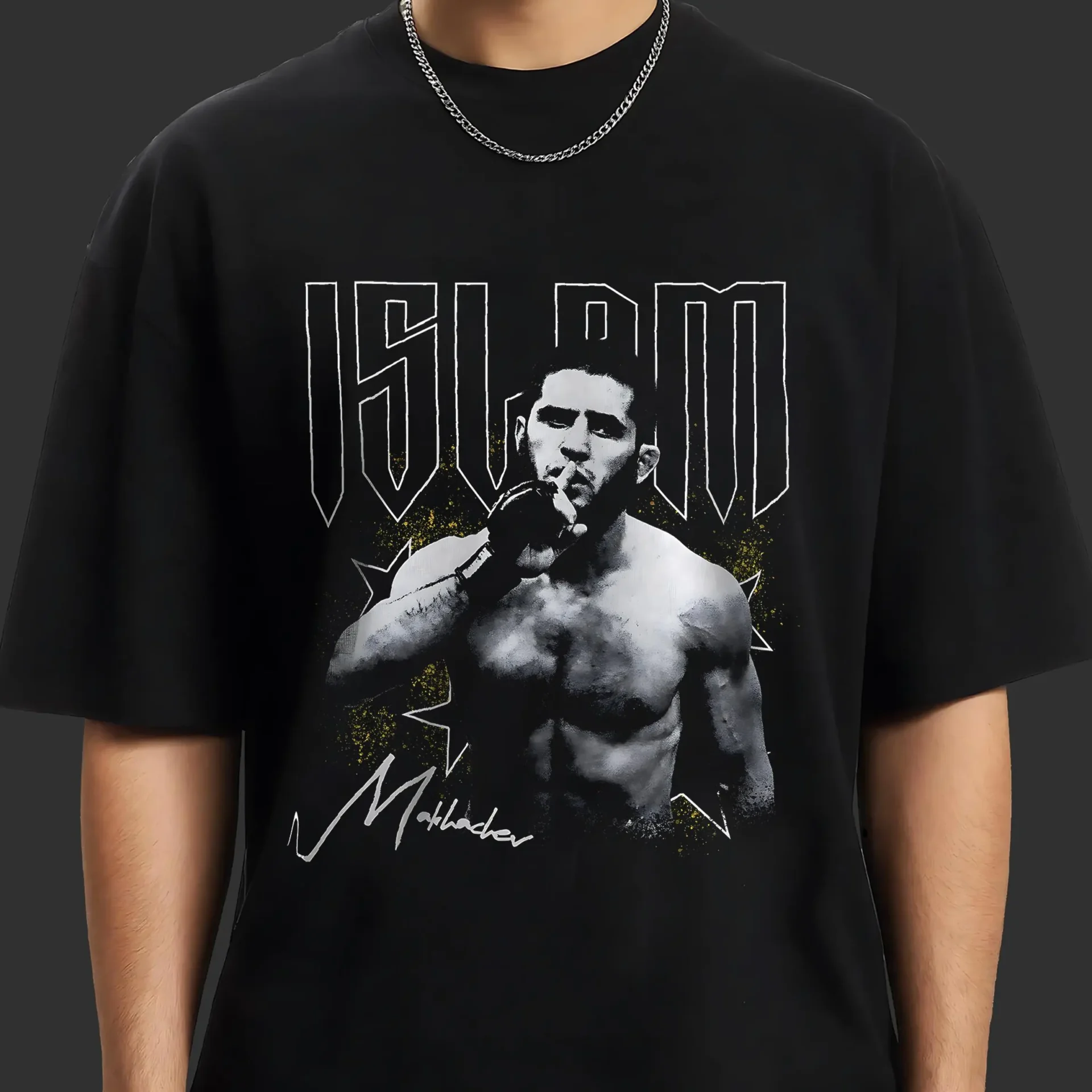 Islam Makhachev High Quality Tee gallery image 6