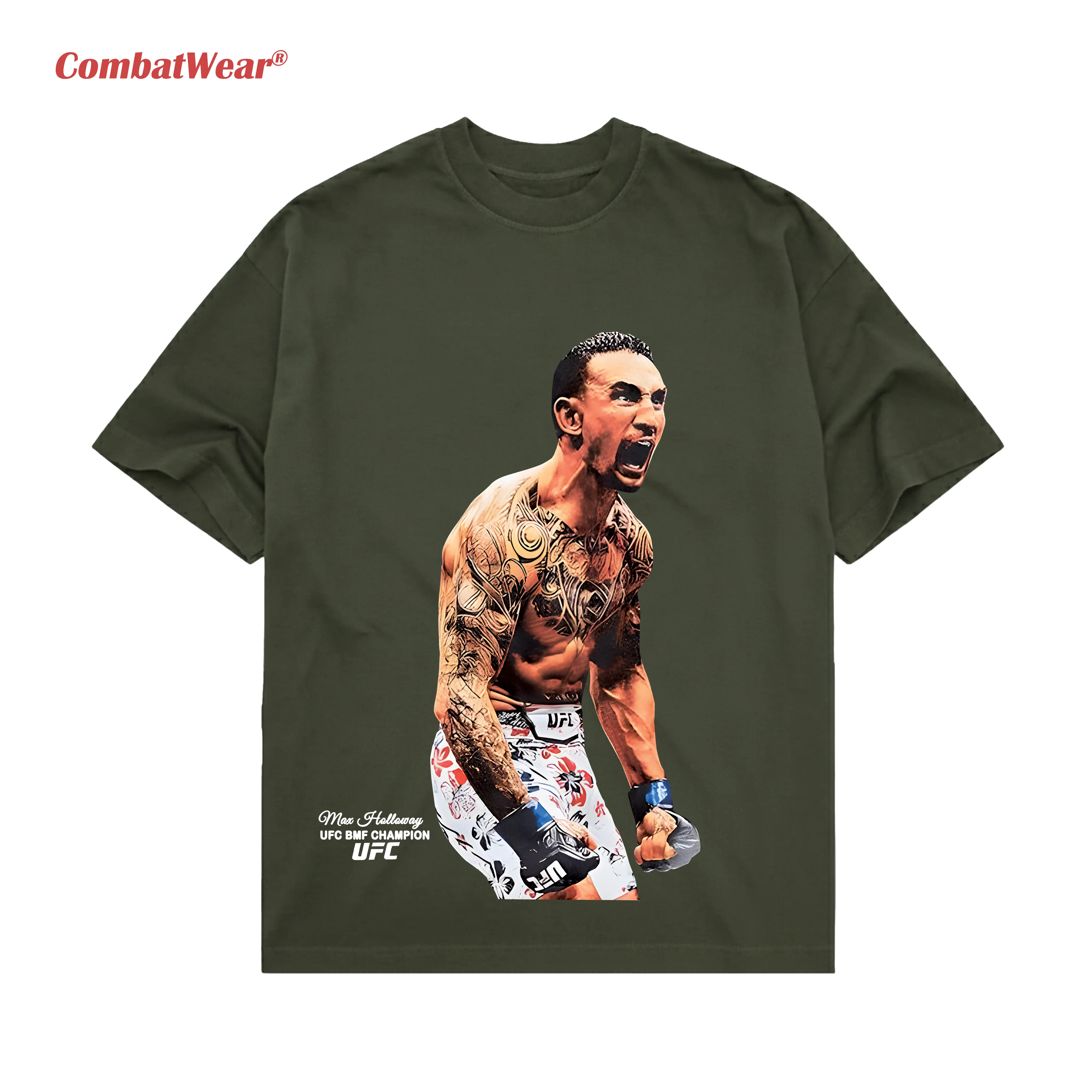 Men's UFC Max Holloway BMF Champion T-Shirt gallery image 6