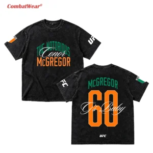Men's UFC 329 Black Conor McGregor Script T-Shirt gallery image 7