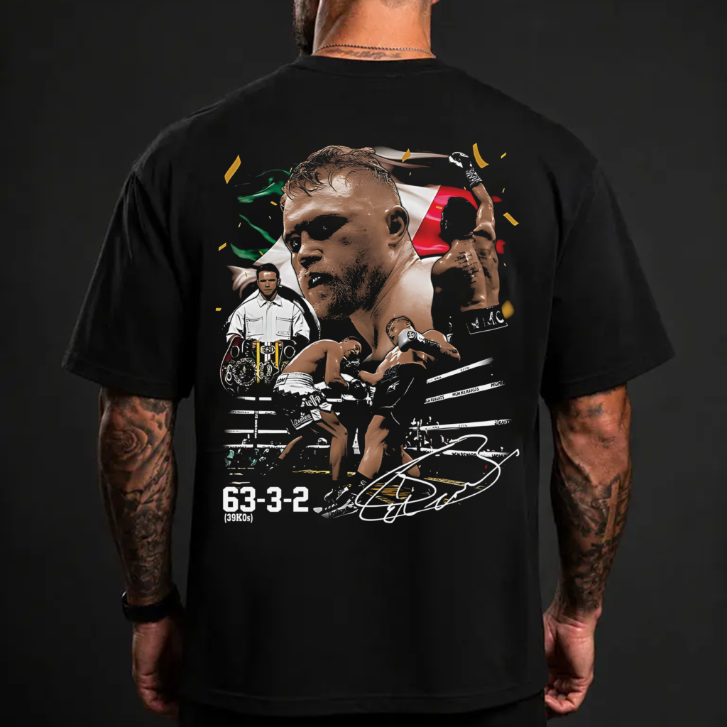 Canelo 63-3-2 Tee
